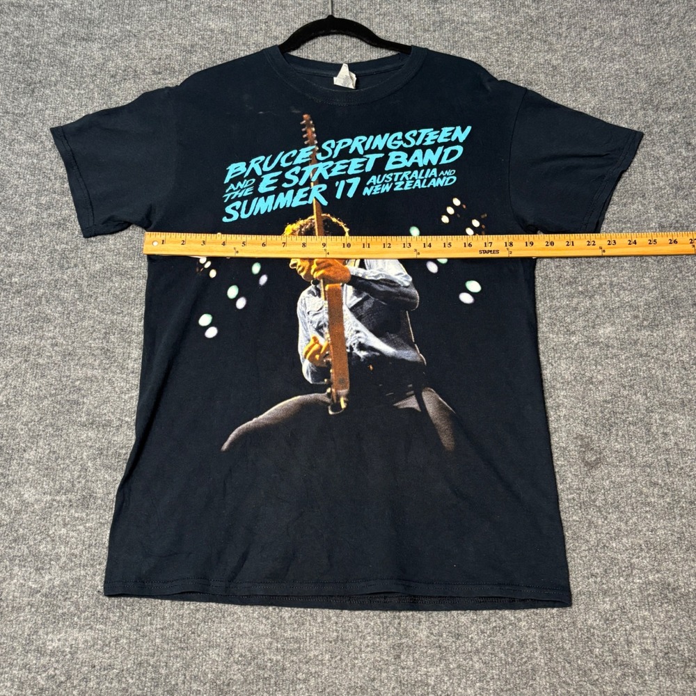 Bruce Springsteen E Street Band Summer 17 Tour Shirt Mens M Black Concert Tee - Picture 9 of 14